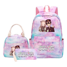 Teenage Student Girl Backpack Lunch Bag Three Piece Set Backpack Set