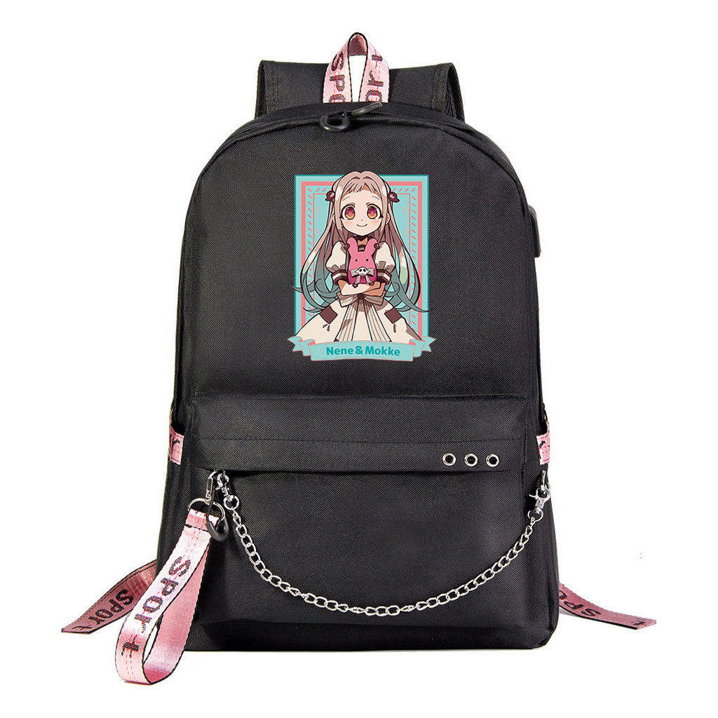 Usb Youth Student Backpack For Boys And Girls Leisure Travel Backpack