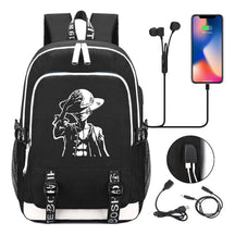 Pirate King Youth School Bag Usb Men's And Women's Leisure Backpack