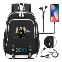 Anime Pirate Wang Lufei Youth Student School Bag Usb Men's And Women's Leisure Backpack