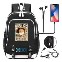Anime Pirate Wang Lufei Youth Student School Bag Usb Men's And Women's Leisure Backpack