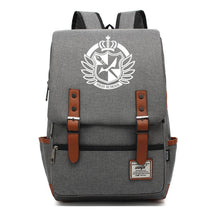 Printed Teenage Student Backpack For Men And Women With Casual Belt Buckle Classic Backpack