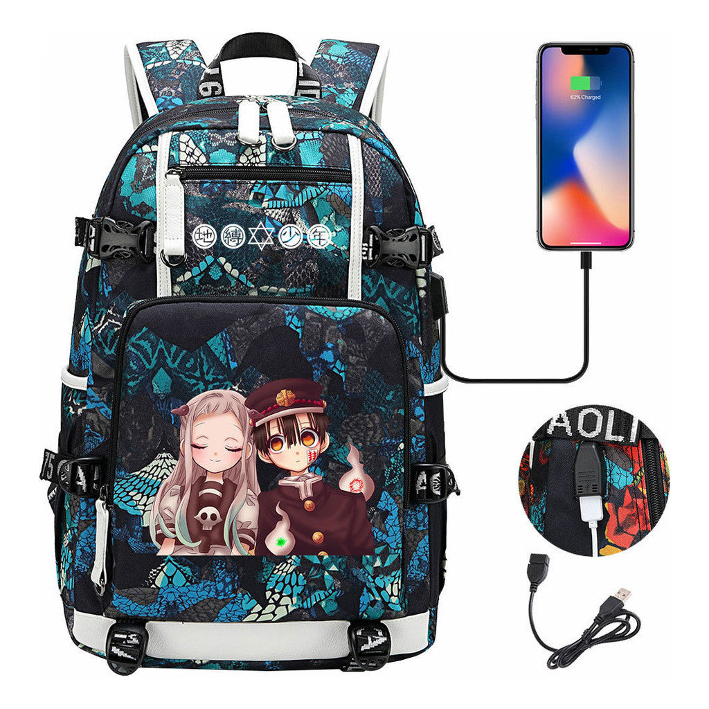 Usb Large Capacity Youth Student Backpack For Men And Women's Leisure Travel Backpack