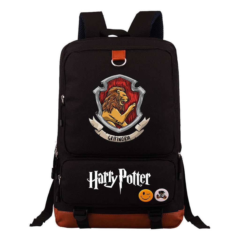 School Of Witchcraft And Wizardry Youth Student Backpack, Large Capacity Travel Bag, Men's And Women's Backpack