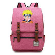 Naruto Printed Teenage Student Backpack For Men And Women, Casual Belt Buckle, Classic Backpack 38*27*12.5cm