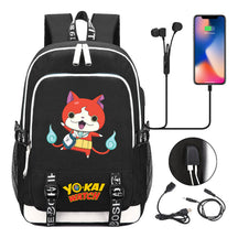 Anime Monster Watch Student School Bag Usb Men's And Women's Leisure Backpack