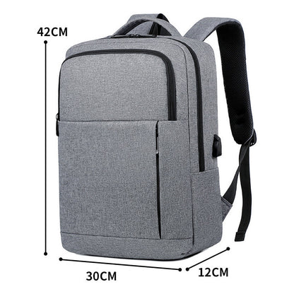 Usb Backpack For Men's Business Laptops, Casual Student Backpacks, Minimalist Backpacks