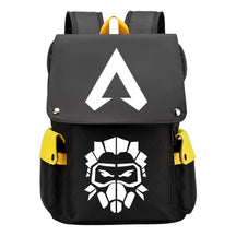 Apex Hero Print Usb Charging Cap Head Style Student School Bag Casual Backpack