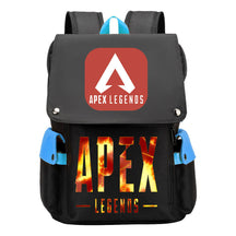 Apex Hero Print Usb Charging Cap Headpiece Student Backpack Leisure Backpack