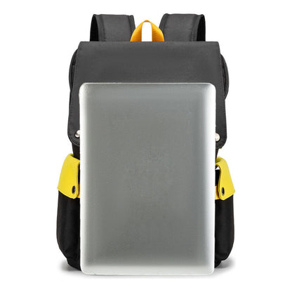 Apex Hero Print Usb Charging Cap Head Style Student School Bag Casual Backpack