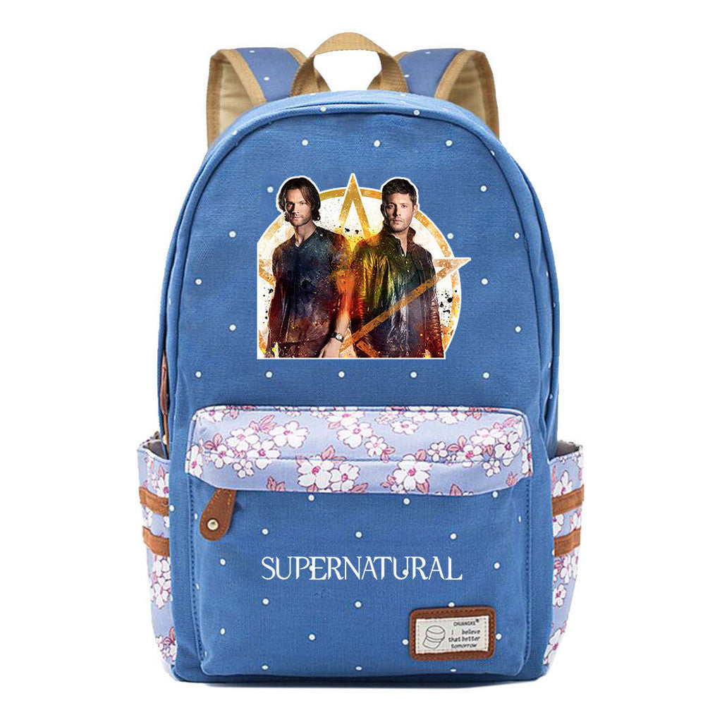 Evil Power Printed Student School Bag Fashion Casual Backpack
