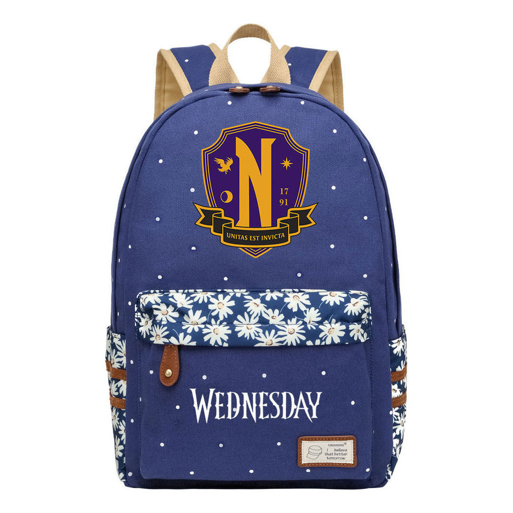 Printed Student Backpack, Fashionable And Casual Backpack