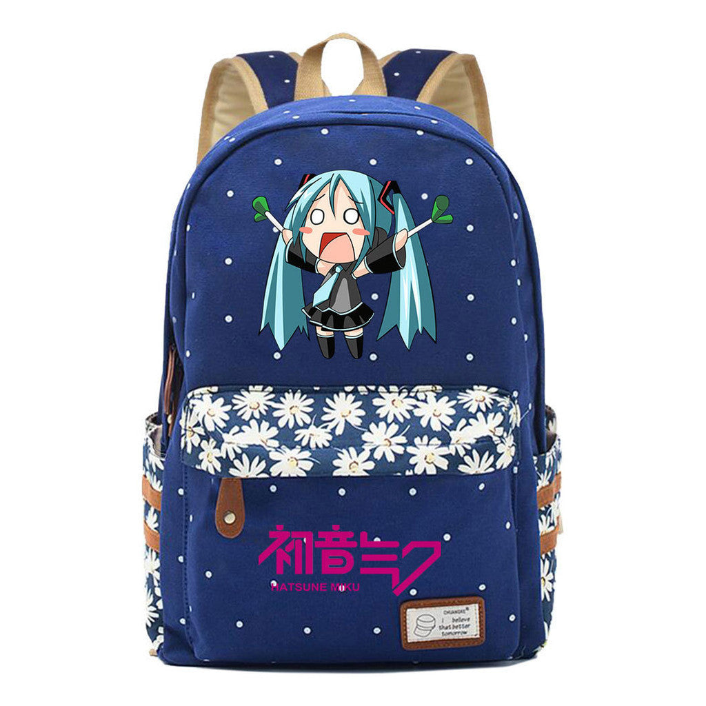 Printed Teenage Primary And Secondary School Backpack For Girls, Casual Backpack
