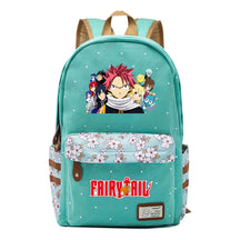 Teenage Student Backpacks, Floral Canvas, Girl Shoulders