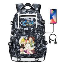 Seven Major Crimes In Comics, Printed Usb Youth Student Backpack, Men's And Women's Leisure Travel Backpack