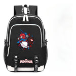 Superhero Printed Youth Primary And Secondary School Backpack Usb Men's And Women's Leisure Backpack