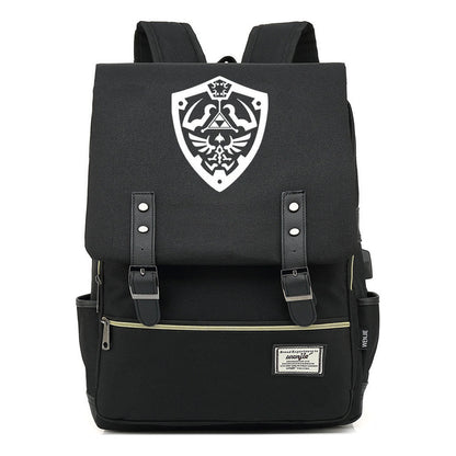 Game The Tear Seal Of The Kingdom Of Zelda Student Backpack Usb Men's And Women's Leisure Backpack