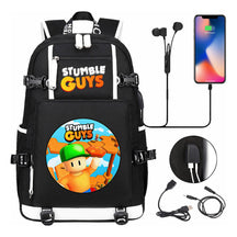 Usb Printed Student Backpack For Men And Women's Leisure Travel Backpack