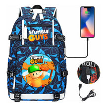 Usb Printed Student Backpack For Men And Women's Leisure Travel Backpack