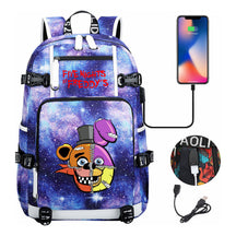 Toy Bear Game Peripheral Usb Youth Student Backpack For Men And Women's Leisure High-capacity Travel Backpack