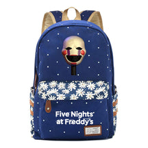Toy Bear Game Fashion Printed Teenage Girls Student School Bag Men's And Women's Casual Canvas Backpack