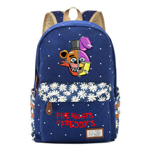 Toy Bear Game Fashion Printed Teenage Girls Student School Bag Men's And Women's Casual Canvas Backpack