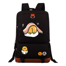 Cartoon Anime Lazy Egg Youth Student Backpack, Large Capacity Travel Bag, Boy's And Girl's Backpack