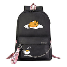 Lazy Egg Usb Youth Student Backpack For Boys And Girls Leisure Travel Backpack