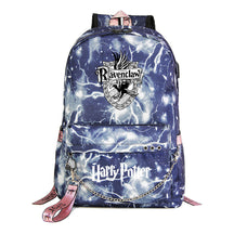 Fashion School Of Witchcraft And Wizardry Badge Usb Youth Student Backpack For Men And Women's Leisure Travel Backpack