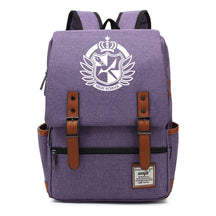 Printed Teenage Student Backpack For Men And Women With Casual Belt Buckle Classic Backpack