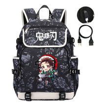Anime Cartoon Usb Youth Student Backpack For Men And Women Leisure Backpack