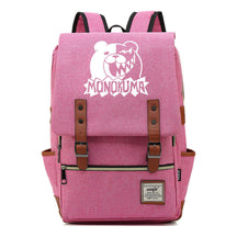 Printed Teenage Student Backpack For Men And Women With Casual Belt Buckle Classic Backpack