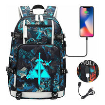Legend Of Zelda Usb Youth Student Backpack For Men And Women's Leisure Travel Backpack