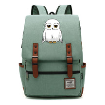 School Of Witchcraft And Wizardry Printed Student School Bag Casual Belt Buckle Classic Backpack