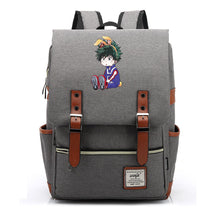 Anime My Heroes Academy Printed Youth School Bag Casual Belt Buckle Classic Backpack