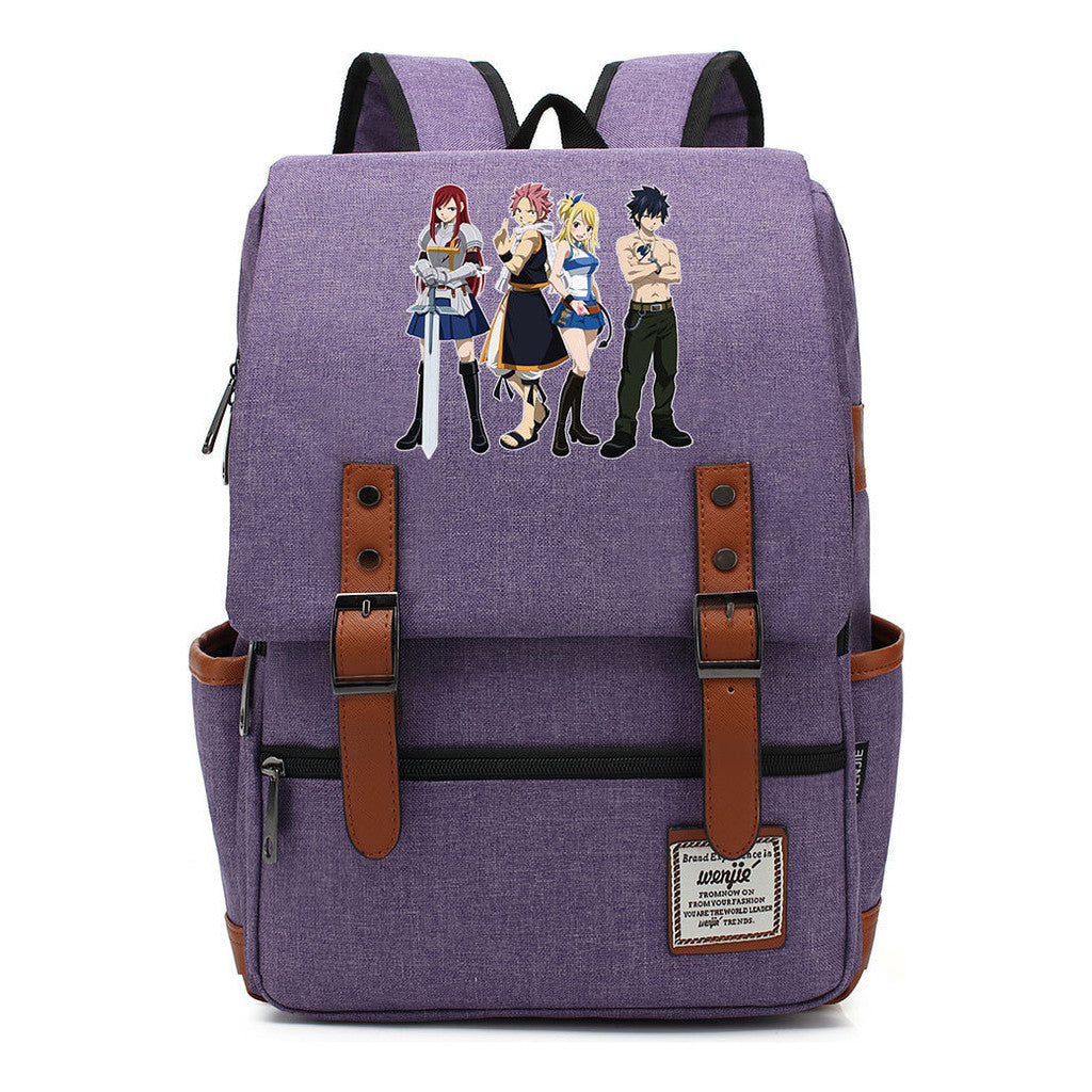 Printed Schoolbags Young Students And Classic Backpacks With Belt Buckles Men And Women.