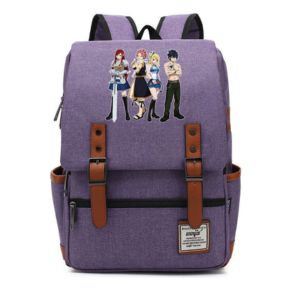 Printed Schoolbags Young Students And Classic Backpacks With Belt Buckles Men And Women.