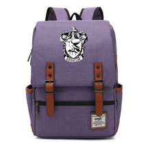 School Of Witchcraft And Wizardry Printed Youth School Bag Casual Belt Buckle Classic Backpack 38*27*12.5cm