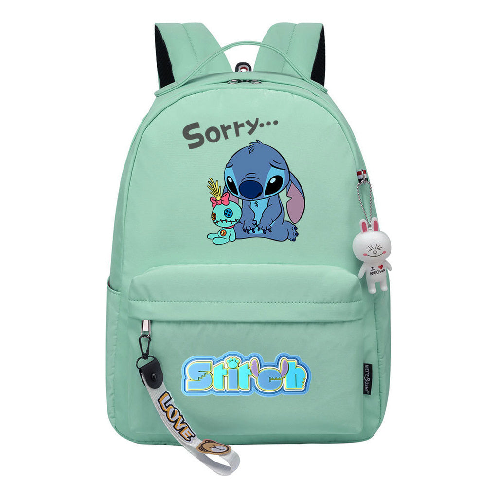 Interstellar Baby Stitch Printed Youth Student School Bag For Men And Women Leisure Travel Bag For Women Backpack