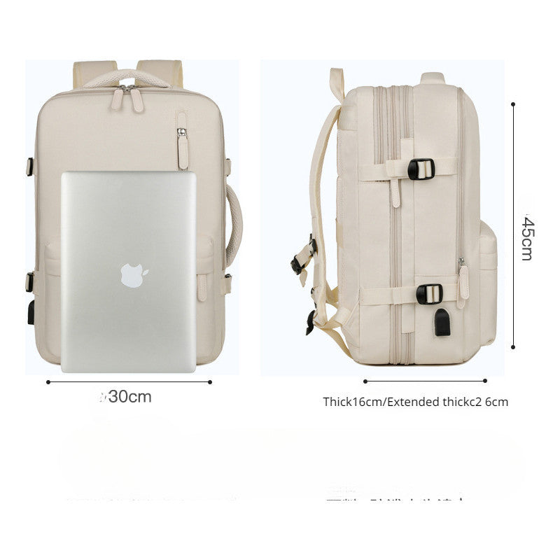 Shoulder Bag For Women With Large Capacity And Multifunctional Expansion, Portable Travel Bag, Minimalist Business Computer Bag
