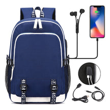 Usb Youth Primary And Secondary School Student Backpack For Men And Women's Leisure Sports Backpack