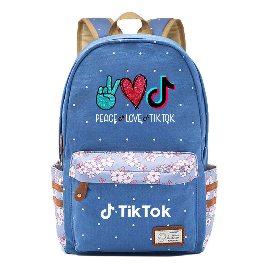Short Video Student Backpack, Fashionable And Casual Backpack