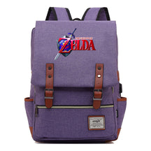 Printed Youth Student Backpack Usb Men's And Women's Casual Backpack