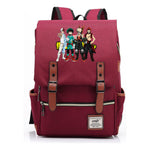 Anime My Heroes Academy Printed Youth Student Backpack Men's And Women's Leisure Belt Buckle Classic Backpack