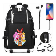 Toy Bear Game Usb Large Capacity Youth Student School Bag Leisure Travel Backpack