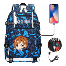 Printed Usb Youth Student Backpack For Men And Women's Leisure Large Capacity Travel Backpack