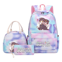 Teenage Student Girl Backpack Lunch Bag Three Piece Set Backpack Set