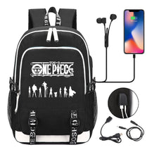 Pirate King Youth School Bag Usb Men's And Women's Leisure Backpack