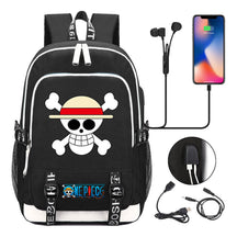 Anime Pirate Wang Lufei Youth Student School Bag Usb Men's And Women's Leisure Backpack