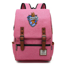 School Of Witchcraft And Wizardry Printed Youth Student School Bag Casual Belt Buckle Classic Backpack